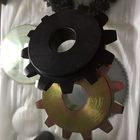 Non Standard 45C C Type Double Pitch Sprocket Yellow Zincing Surface Finish